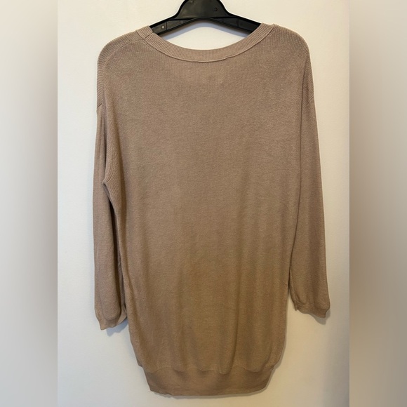 ARITZIA WILFRED Balsac Silk Cashmere Sweater Tan color M-size - Picture 4 of 8